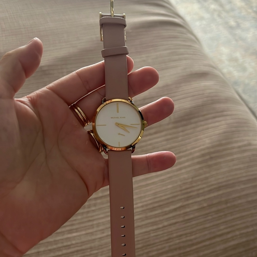 Michael Kors rose pink/gold watch